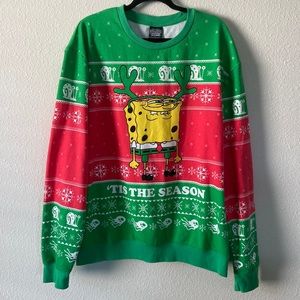 Men’s SpongeBob SquarePants Christmas sweater